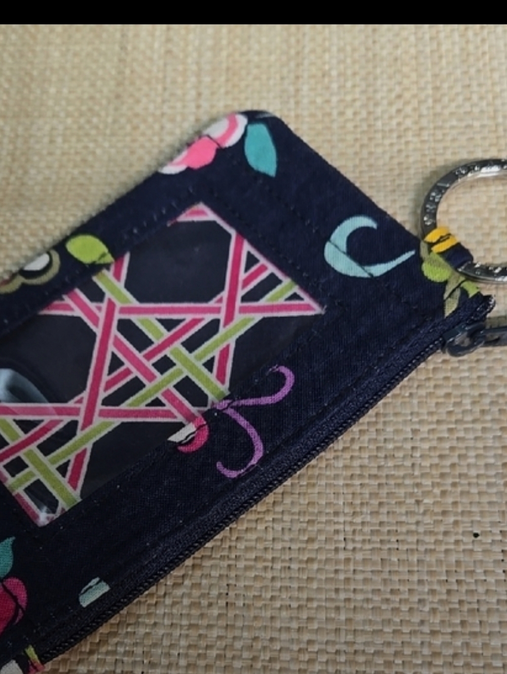 Vera Bradley ID Pouch Wirh Keyring. NWOT - Picture 6 of 6